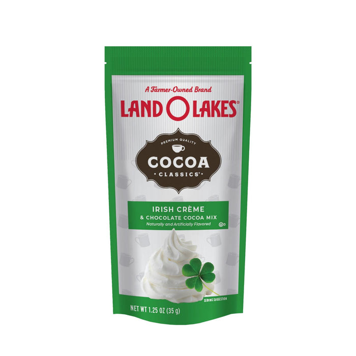 Land O Lakes Cocoa Classic Mix - Irish Creme And Chocolate - 1.25 Oz - Case Of 12