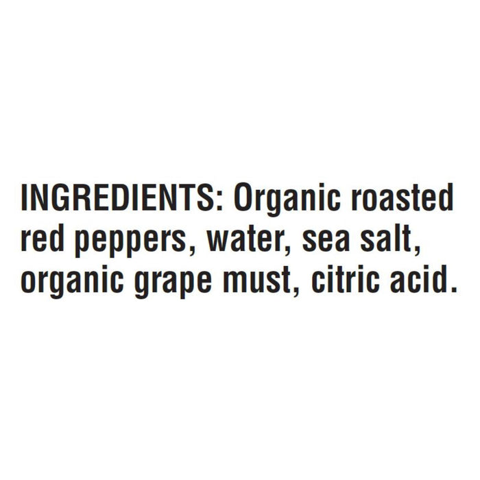 Mediterranean Organic Organic Fire Roasted Gourmet Red Peppers - Case Of 12 - 16 Oz