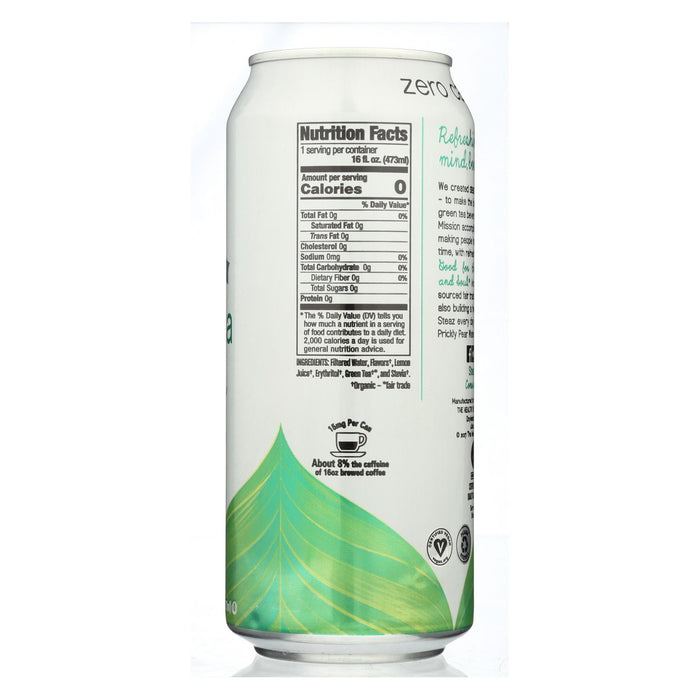 Steaz Zero Calorie Green Tea - Blackberry - Case Of 12 - 16 Fl Oz.