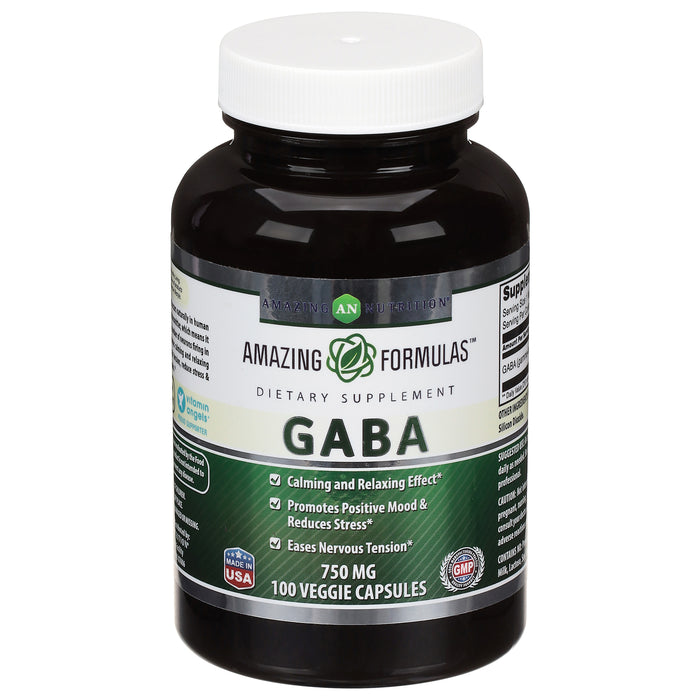 Amazing Formulas - Gaba 750 Mg Gluten Free - 1 Each 1-100 Ct