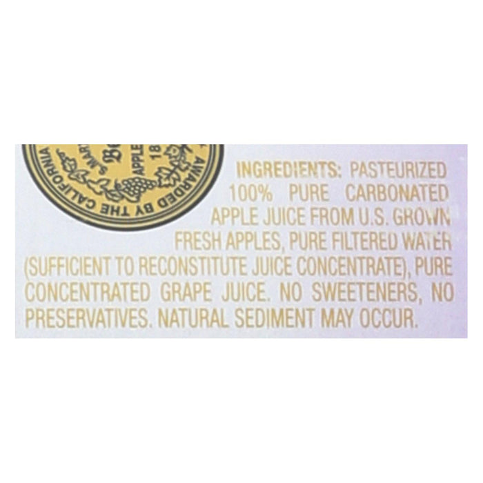 Martinelli's Sparkling Juice - Apple Grape - Case Of 12 - 25.4 Fl Oz.
