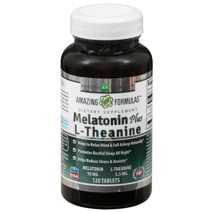 Amazing Formulas - Melatonin L-theanine 10mg - 1 Each 1-120 Ct