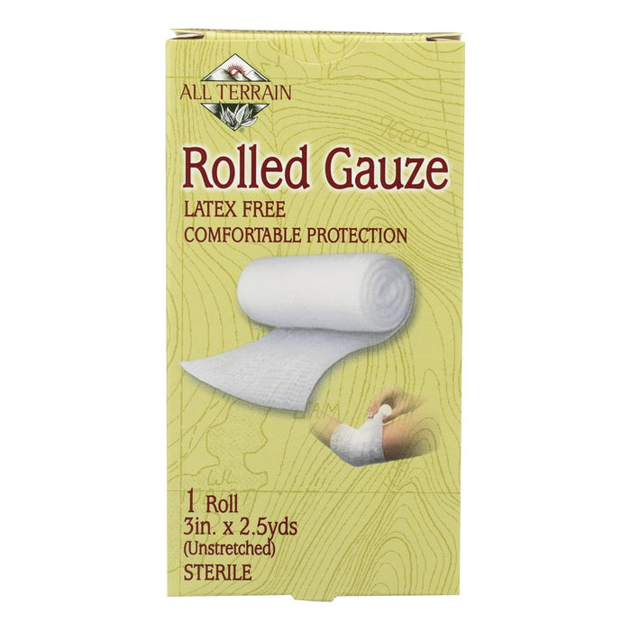 All Terrain - Gauze - Rolled - 3 Inches X 2.5 Yards - 1 Roll