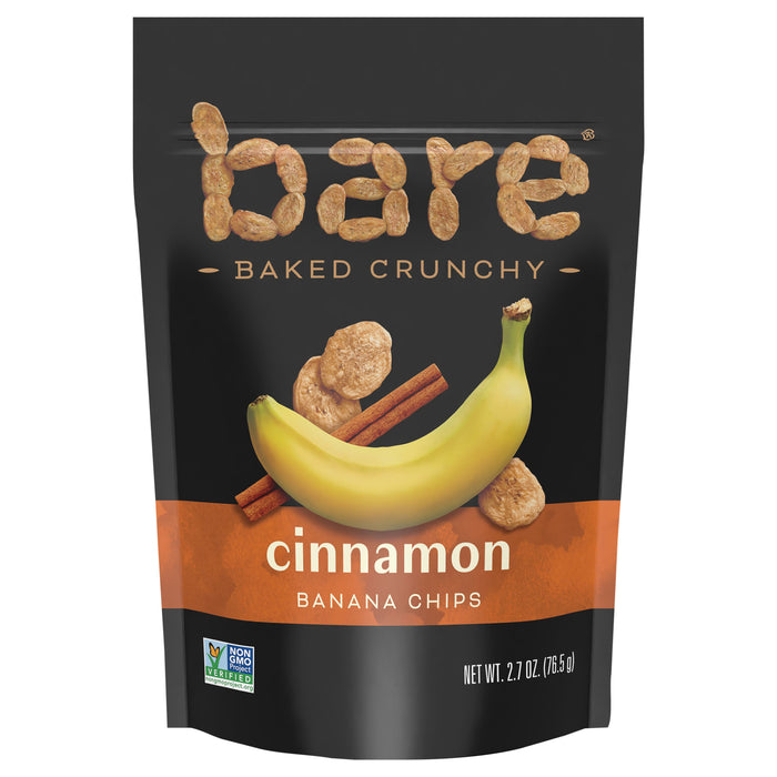 Bare Fruit - Banana Chips Cinnamon - Case Of 12 - 2.7 Ounces