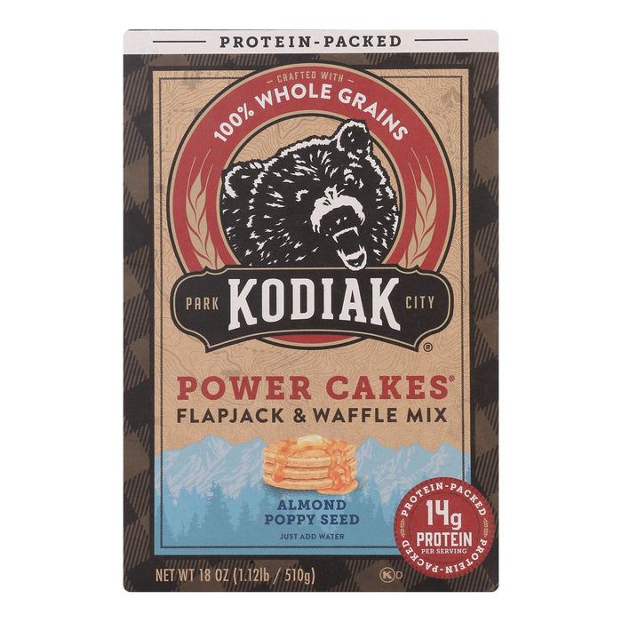 Kodiak Cakes - Flpjk/wffl Mix Almond Poppy - Case Of 6-18 Oz