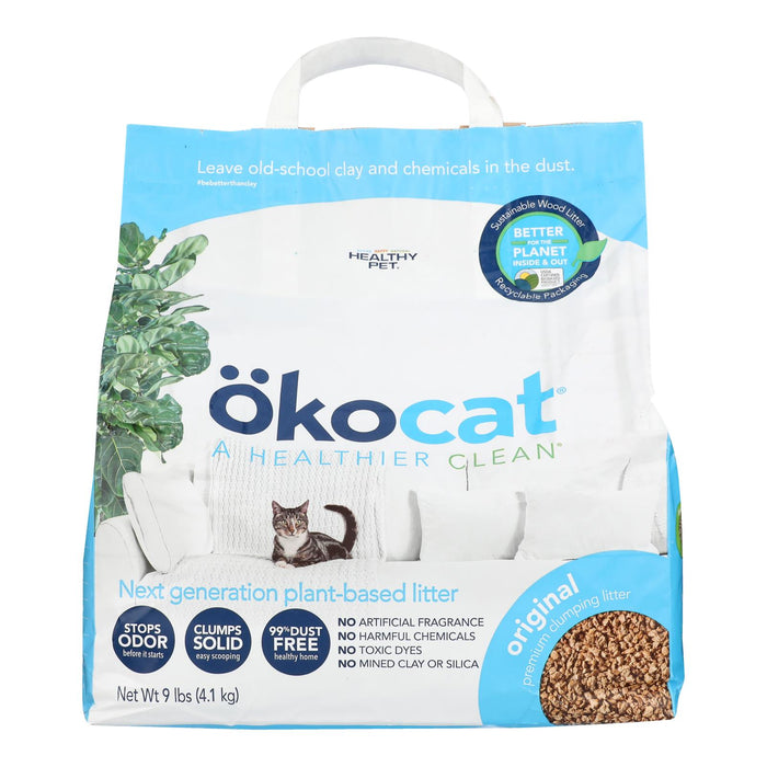 Okocat - Clumping Litter Wood - 1 Each-9 Pounds