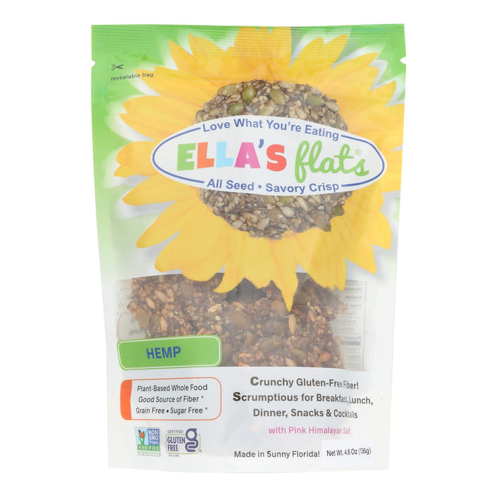 Ella's Flats - Crisp All Seed Hemp - Case Of 6-4.8 Oz