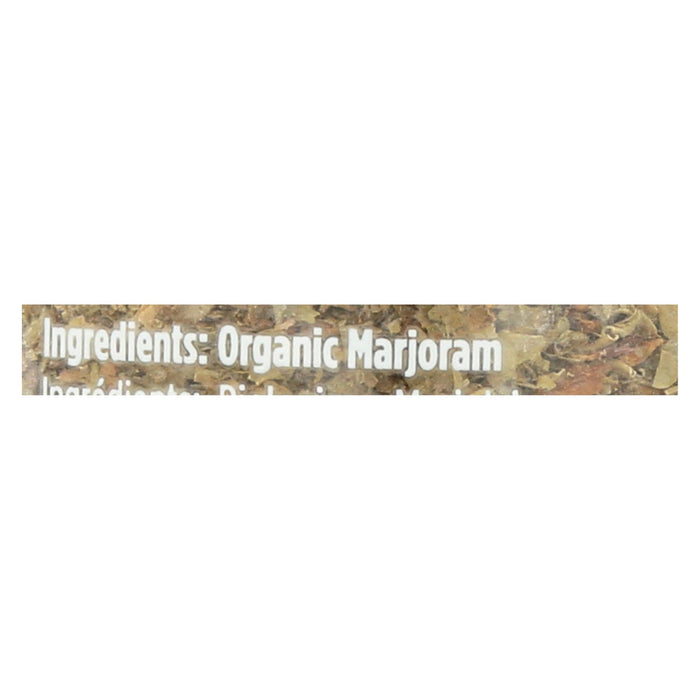 Spicely Organics - Organic Marjoram - Whole - Case Of 3 - 0.5 Oz.