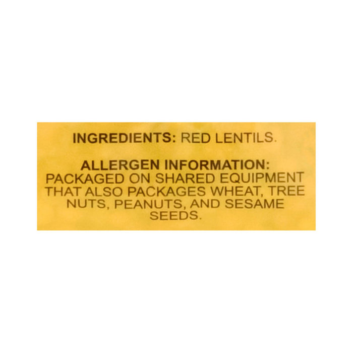 Ziyad - Beans Red Lentil - Case Of 6 - 16 Oz
