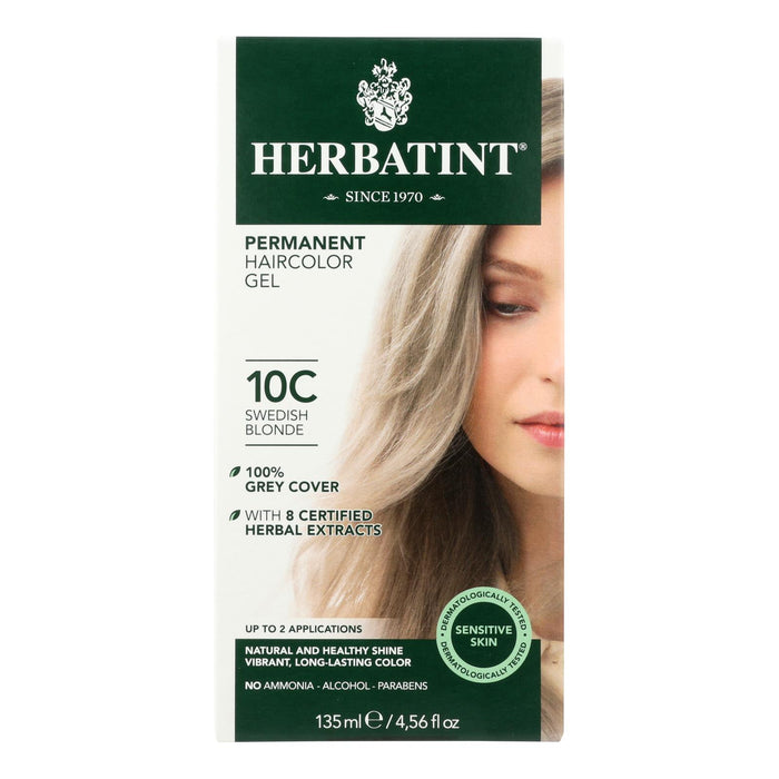 Herbatint Haircolor Kit Ash Swedish Blonde 10c - 1 Kit