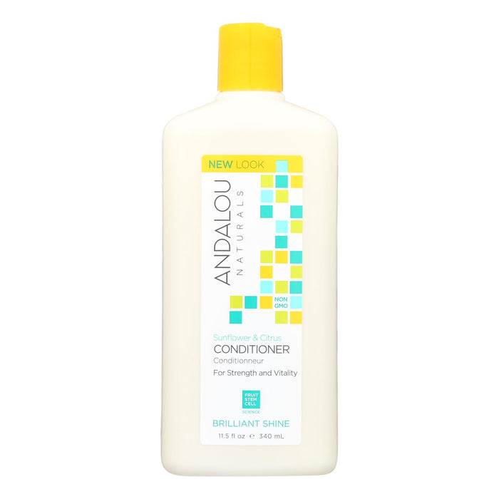 Andalou Naturals Brilliant Shine Conditioner Sunflower And Citrus - 11.5 Fl Oz