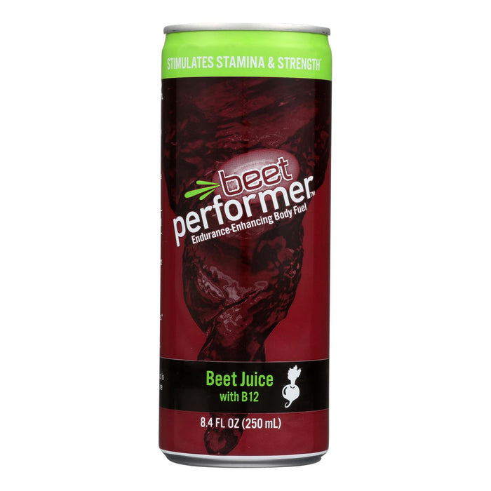 Beet Performer Beet Juice - B12 - Case Of 12 - 8.4 Fl Oz.