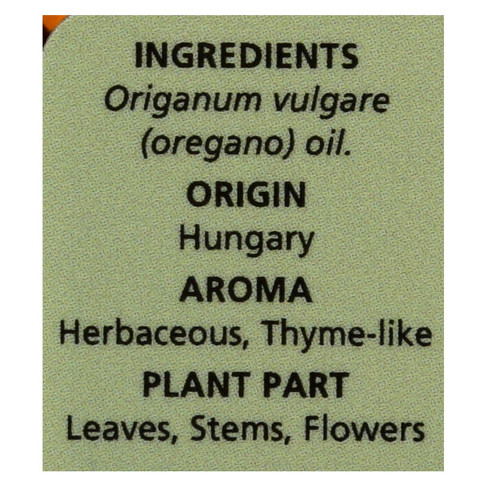 Aura Cacia - Essential Oil - Oregano - 0.5 Fl Oz.