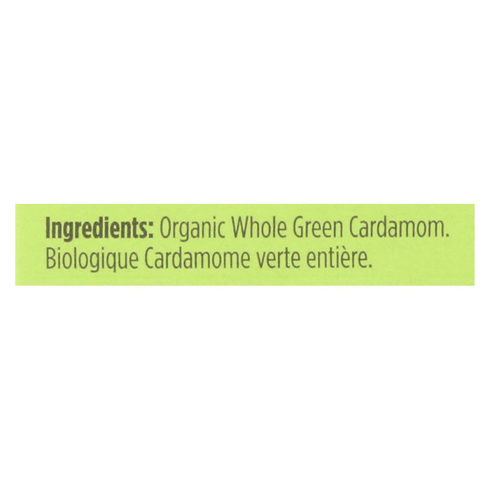 Spicely Organics - Organic Cardamom Pods - Green - Case Of 6 - 0.2 Oz.