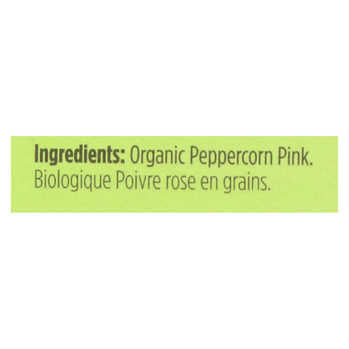 Spicely Organics - Organic Peppercorn - Pink - Case Of 6 - 0.15 Oz.