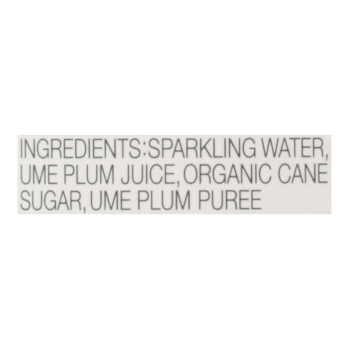 Kimino - Sparkling Ume Juice - Case Of 12 - 8.45 Fz