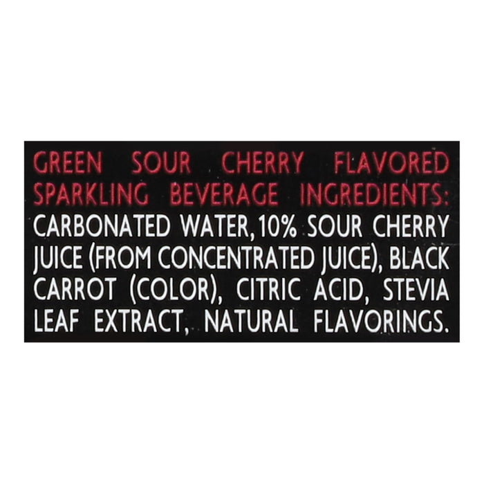 Green - Sparkling Sour Cherry - Case Of 4-6/12 Fz