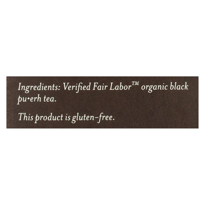 Numi Emperor's Puerh Black Tea - 16 Tea Bags - Case Of 6