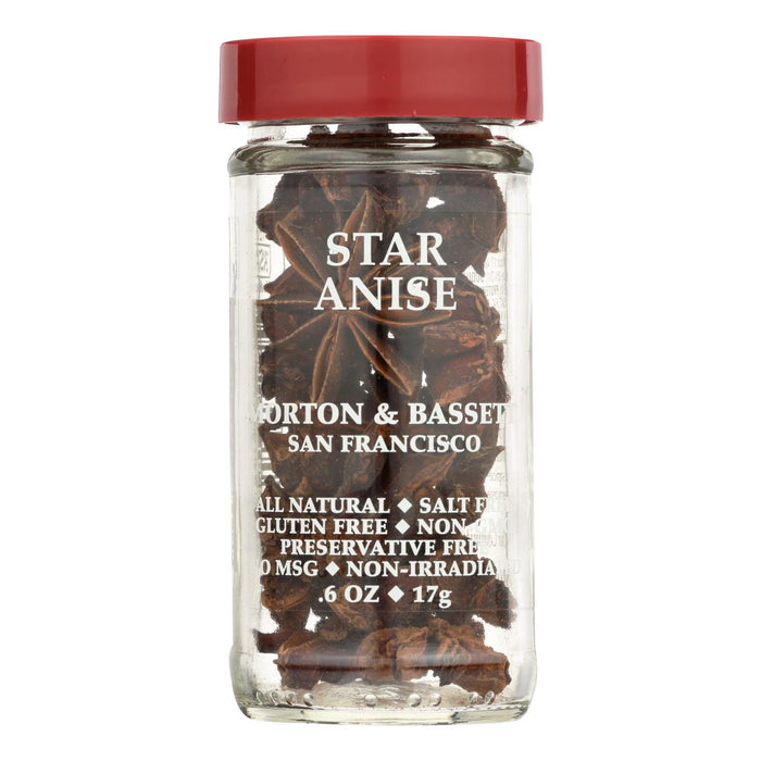 Morton And Bassett Seasoning - Star Anise - .6 Oz - Case Of 3