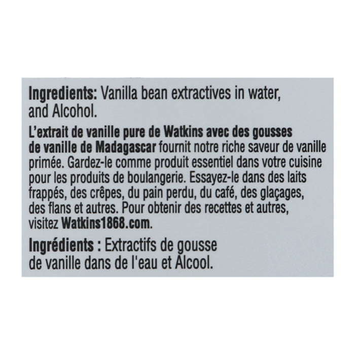 Watkins - Extract Vanilla Pure - Case Of 12-11 Fz