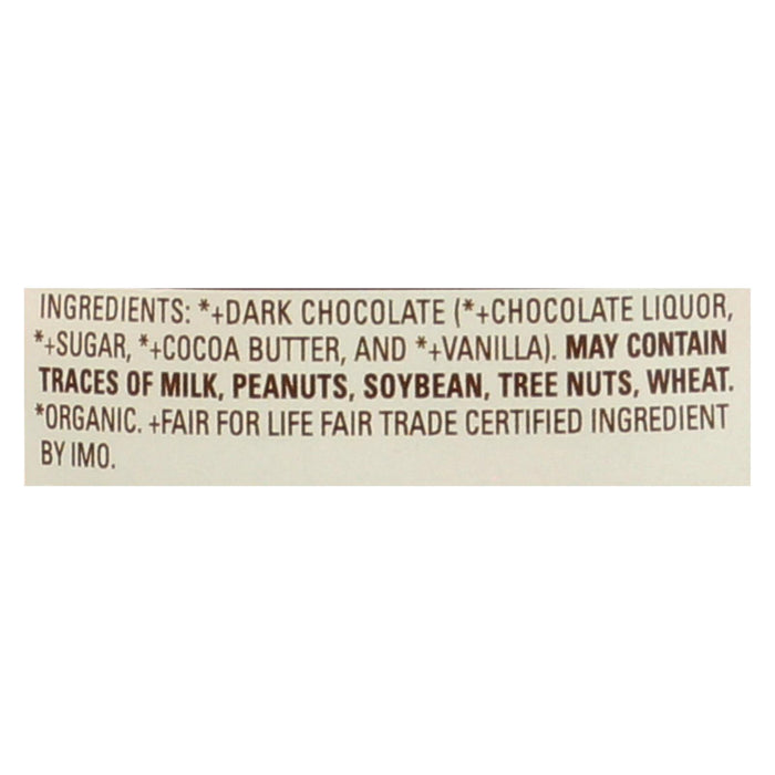 Lake Champion Chocolates Organic Dark Chocolate  - Case Of 12 - 5.9 Oz