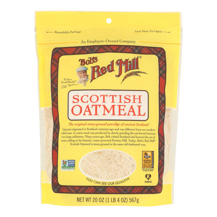 Bob's Red Mill - Scottish Oatmeal - Case Of 4-20 Oz