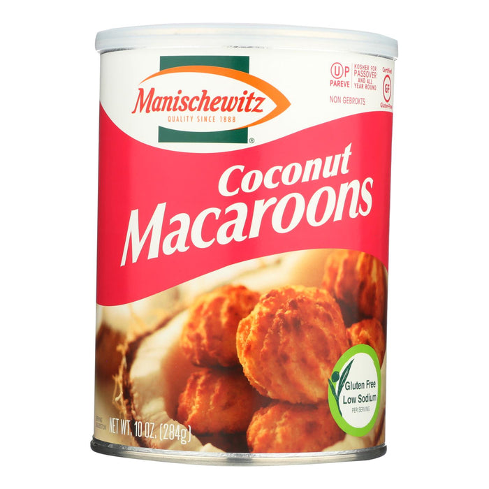 Manischewitz - Macaroon Coconut Kosher For Passover - Case Of 12-10 Oz