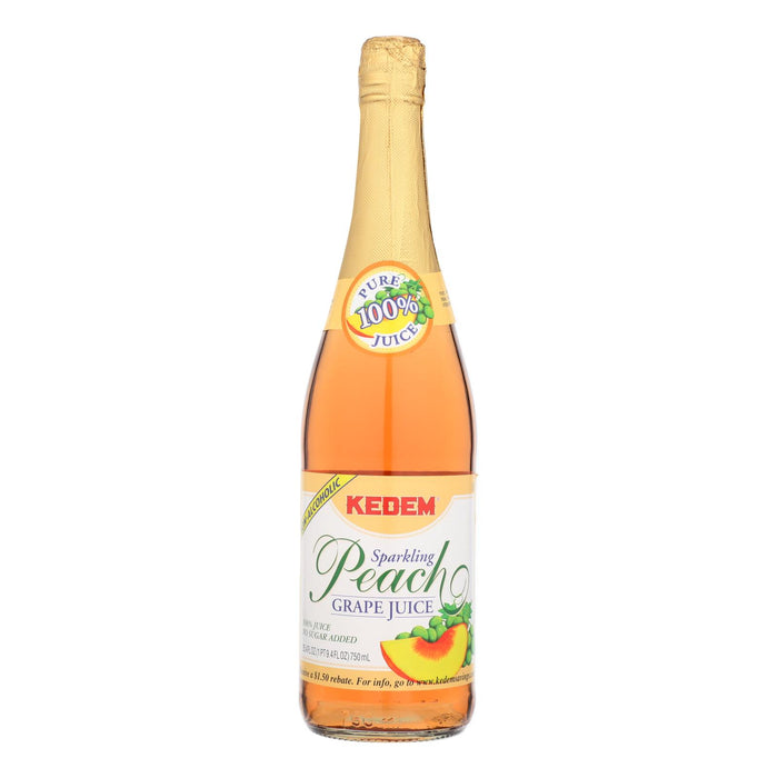 Kedem Peach Juice - Case Of 12 - 25.4 Fl Oz.