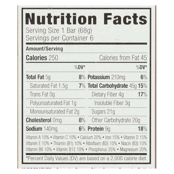 Clif Bar - Energy Bar - Chocolate Chip - Case Of 9 - 6/2.4oz.