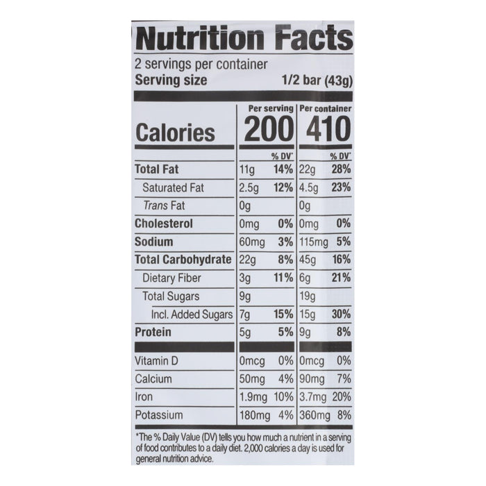 Probar Meal Bar Oatmeal Chocolate Chip  - Case Of 12 - 3 Oz