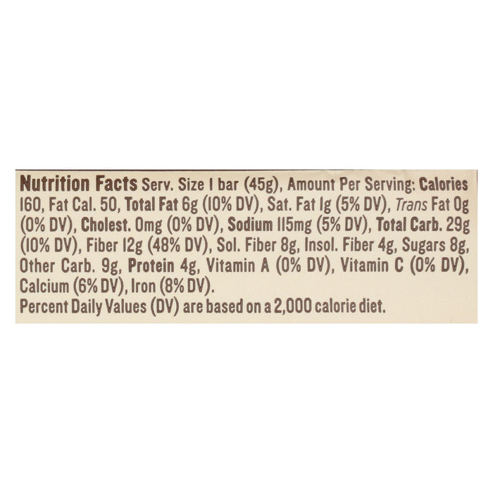 Nugo Nutrition Bar - Fiber Dlish - Peanut Chocolate Chip - 1.6 Oz Bars - Case Of 16