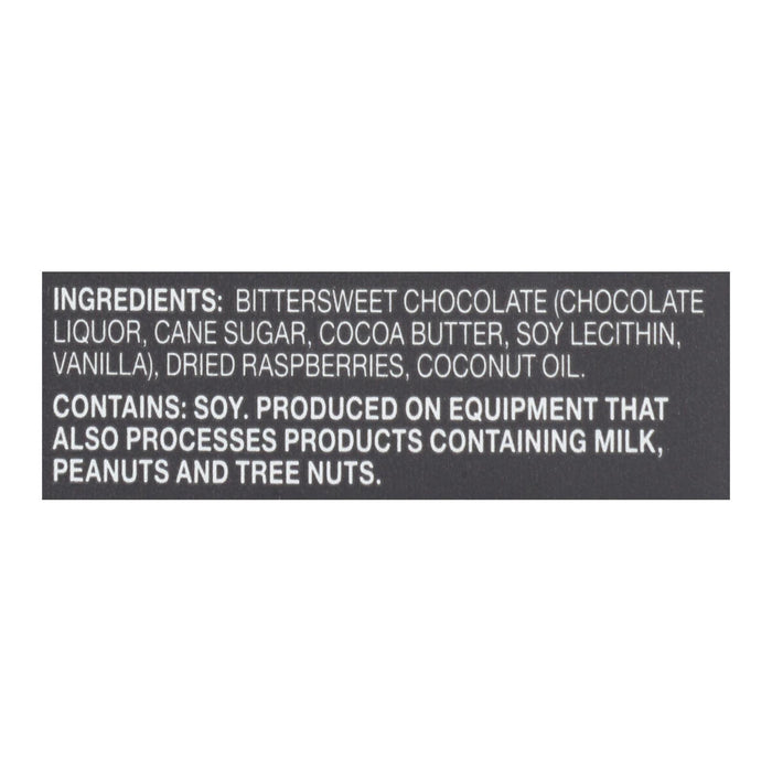 Endangered Species Natural Chocolate Bars - Dark Chocolate - 72 Percent Cocoa - Raspberries - 3 Oz Bars - Case Of 12