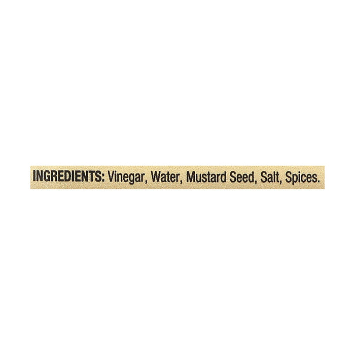 Silver Spring Mustard - Deli Style - Squeeze - Case Of 9 - 9.5 Oz