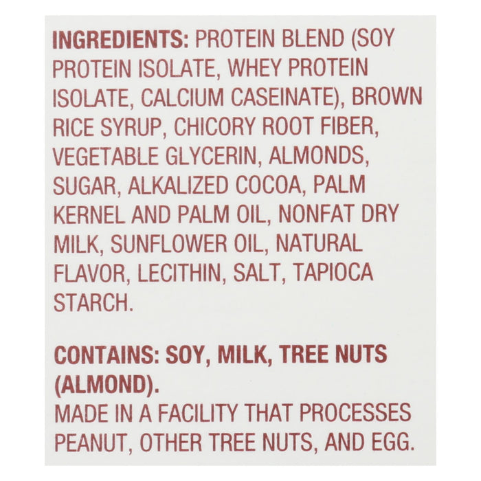 Think Products Thinkthin Bar - Lean Protein Fiber - Chocolate Almond - 1.41 Oz - 1 Case