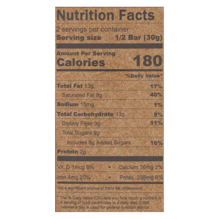 Hu - Dark Chocolate Bar Simple - Case Of 12-2.1 Oz