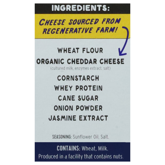 Cheddies - Cracker Organic Cheddar Classic Sea Salt - Case Of 6 - 4.2 Ounces