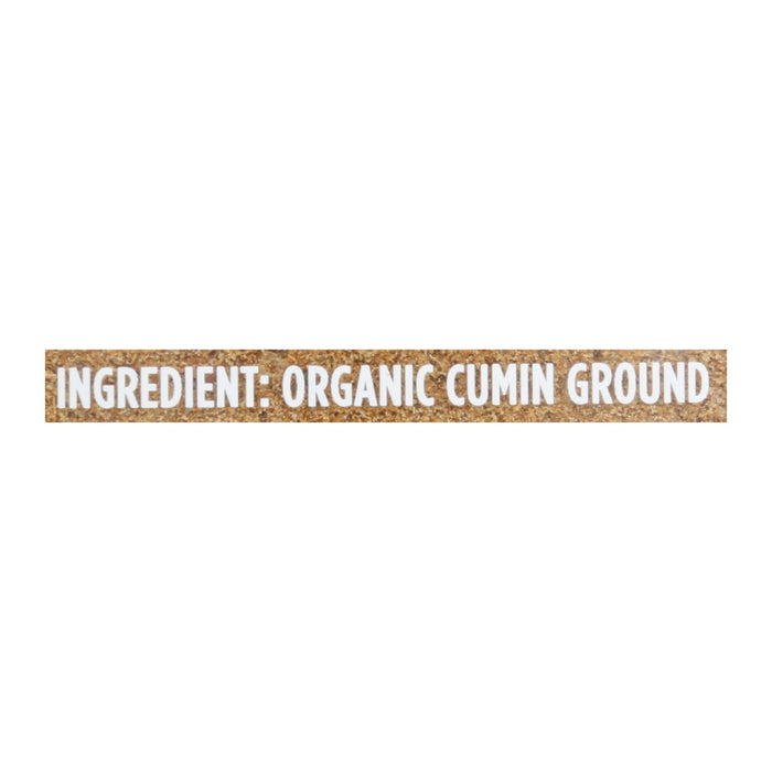 Spicely Organics - Cumin Organic Ground - Case Of 2-17 Ounces