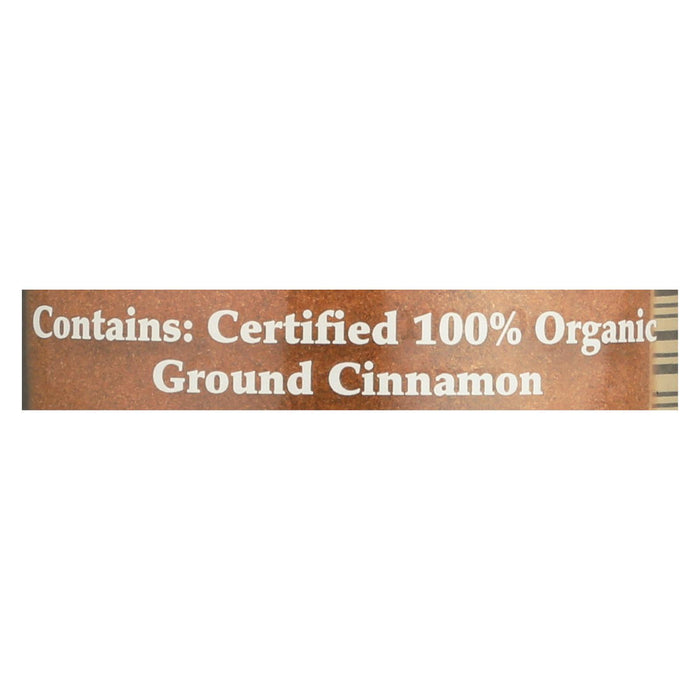 Morton And Bassett 100% Organic Ground Cinnamon - Case Of 3 - 2.3 Oz