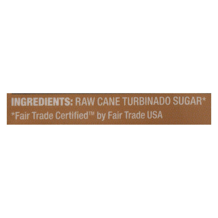 Wholesome Sweeteners Sugar - Natural Raw Cane - Turbinado - Fair Trade - 1.5 Lb - Case Of 12