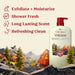 Cleansing Body Wash for Men, 24/7 Shower Fresh with Lasting Scent, Exfoliate & Moisture, Gentle on Skin, Vitamin B3, Volcano with Dark Cedar + Amber Scent, 30 Oz
