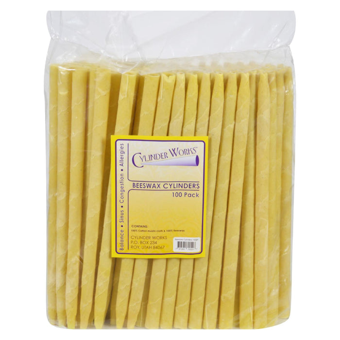 Cylinder Works - Cylinders - Beeswax - 100 Ct