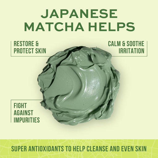 Exotic Blends Detoxifying Japanese Matcha Cream Facial Mask, 6 Fl.Oz./ 175 Ml Tube
