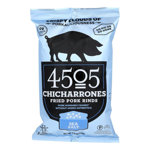 4505 - Chicharrones Sea Salt - Case Of 12-2.5 Oz Biskets Pantry 
