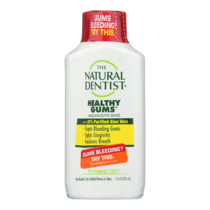 Natural Dentist Anti Gingivitis Rinse - Healthy Gums - Peppermint Twist - 2 Oz