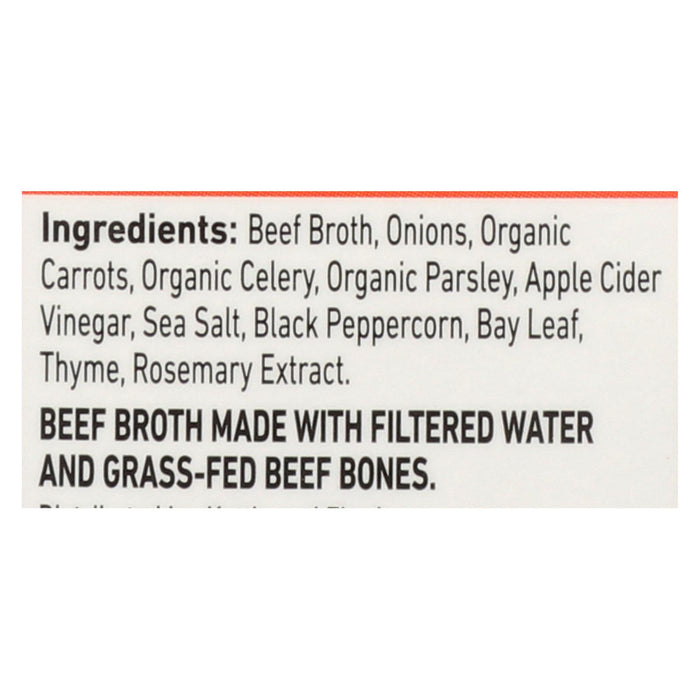 Kettle & Fire Beef Bone Broth  - Case Of 6 - 16.9 Oz