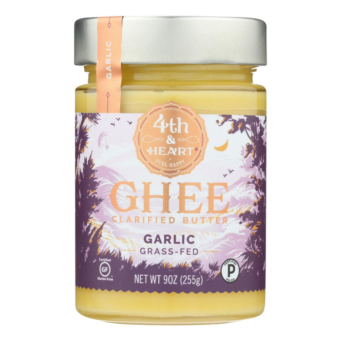 4th And Heart - Ghee - Garlic - Case Of 6 - 9 Oz Biskets Pantry 