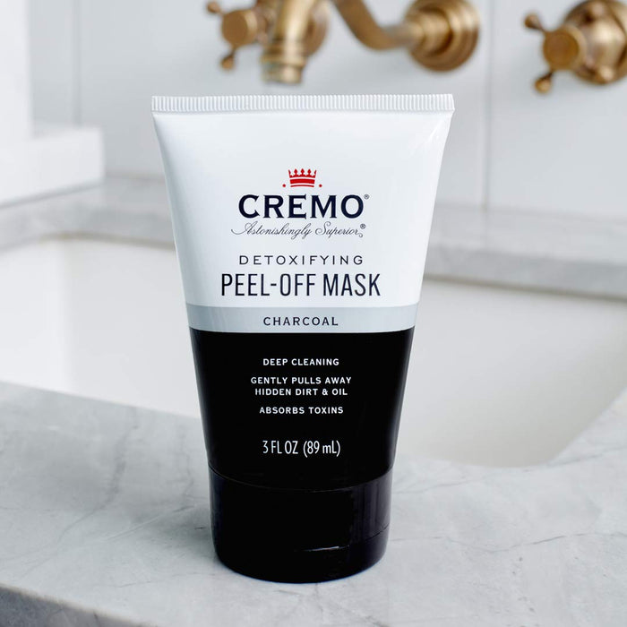 Cremo Detoxifying Peel-Off Mask Activated Charcoal,  3 Fl Oz