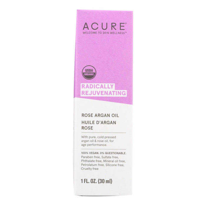 Acure - Argan Oil - Radically Rejuvenating Rose - 1 Fl Oz