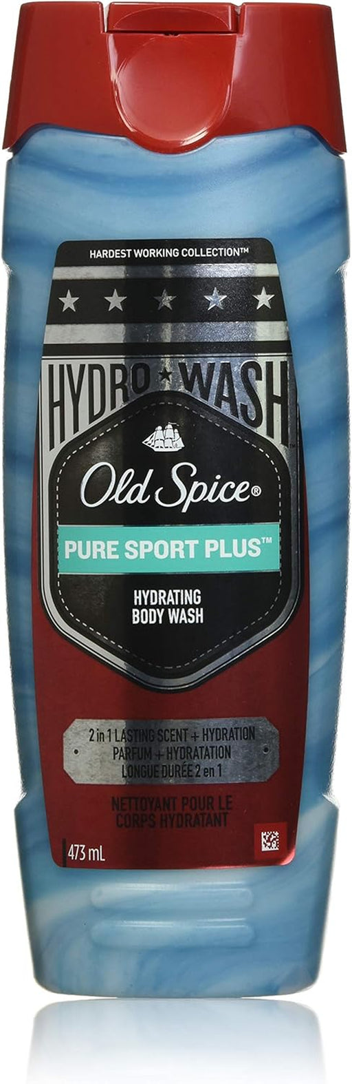 Hydro Wash Body Wash Hardest Working Collection Pure Sport plus 16 Oz, 0.9 Pound