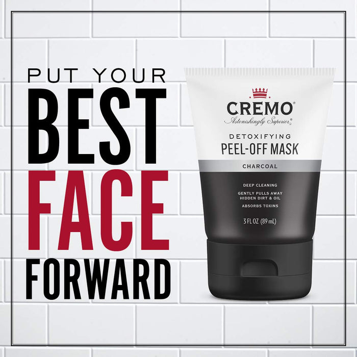 Cremo Detoxifying Peel-Off Mask Activated Charcoal,  3 Fl Oz